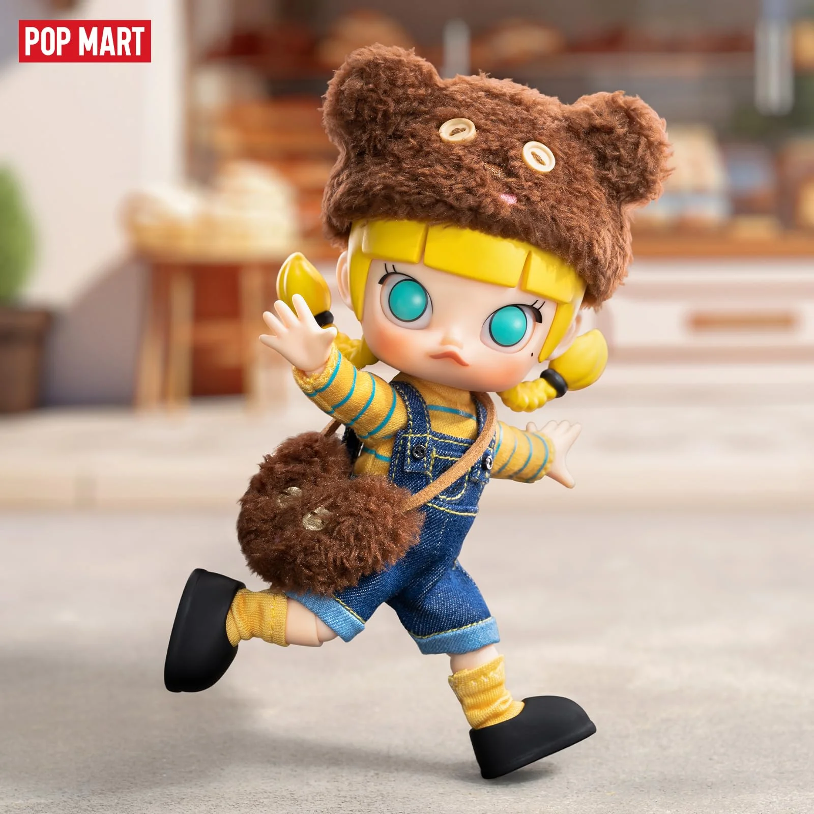 POP MART Molly BOB & Tim Action Figure, 5.12 inches Height, Toys for Modern Home Decor, Collectible Toy Set for Desk Accessories, 1PC